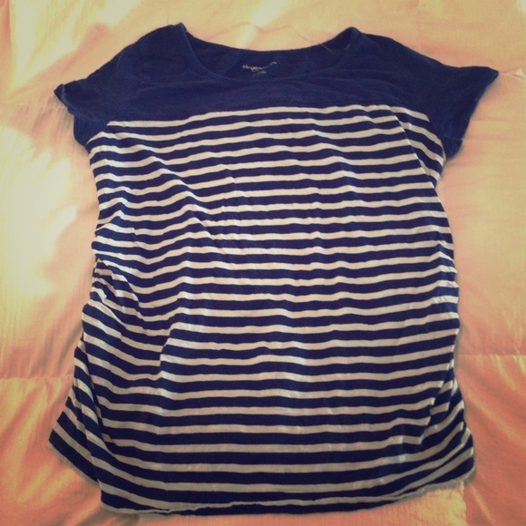 Striped maternity top