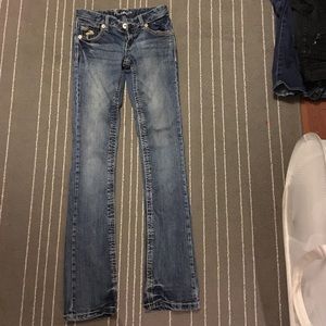 amethyst boot cut junior jeans
