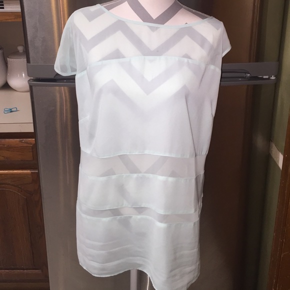 Gorgeous mint color blouse