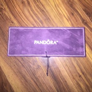 Pandora Purple Suede Jewelry 3 Tray Box💎