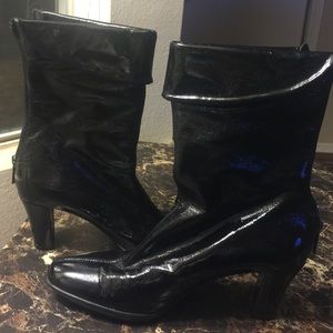 AquaTalia black Italian medium length boots