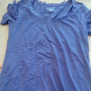 Victoria's secret purple vee tee