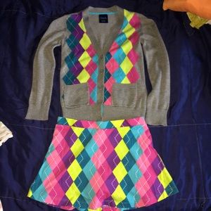 Like New Skort/Sweater set