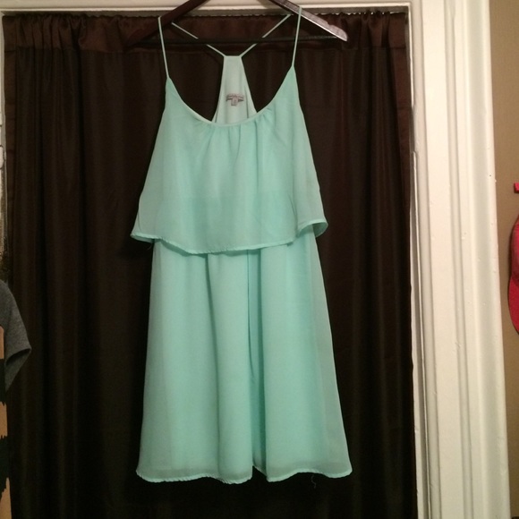 Tiffany blue T strap dress