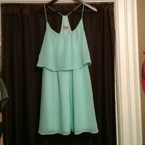 Tiffany blue T strap dress