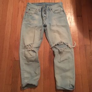 Levi's 501 boyfriend jeans