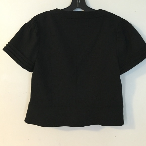 Magaschoni Cropped Black Jacket - Picture 5 of 7