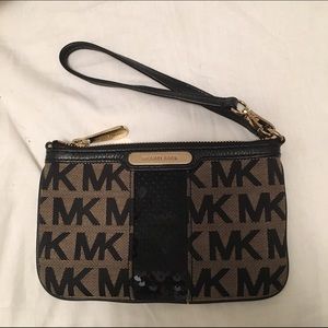 Michael Kors Sequin Wristlet