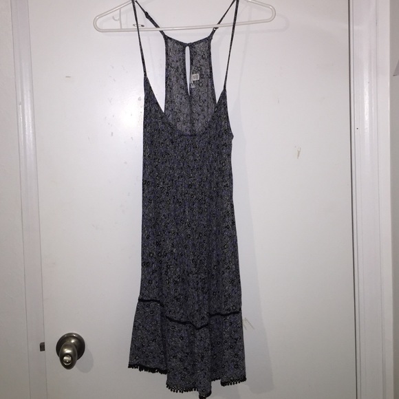 Black and blue sundress