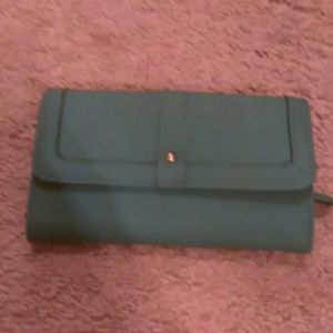 LAST CHANCE Super soft teal wallet!