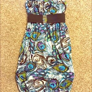 Strapless "bubble" dress