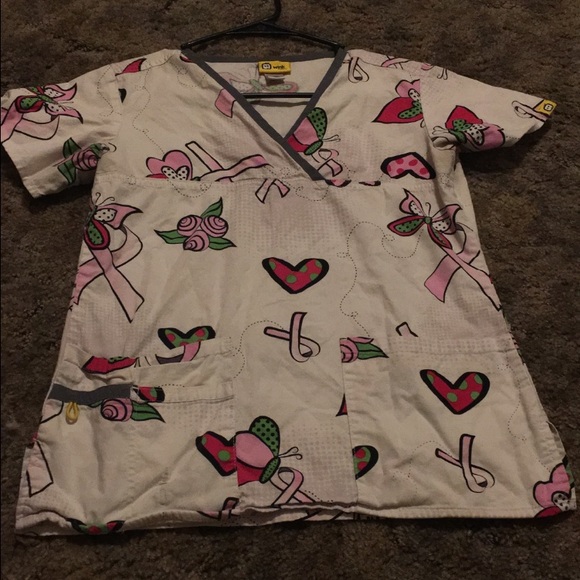XS Winks Scrub Top