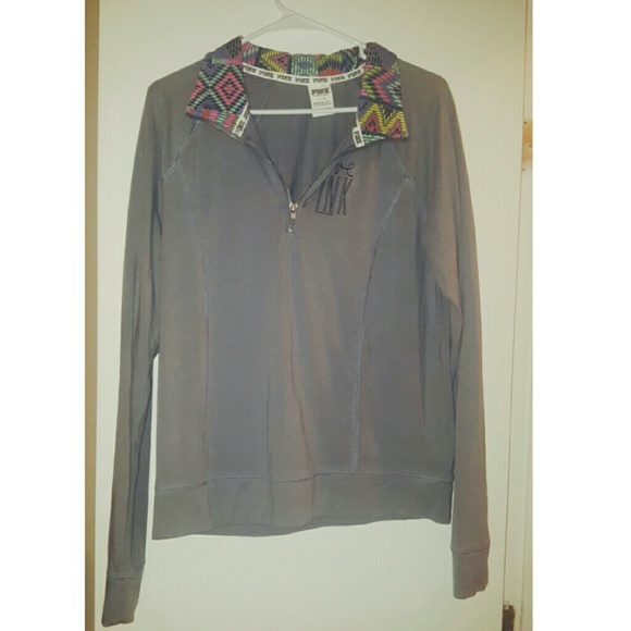 NWOT PINK quarter zip