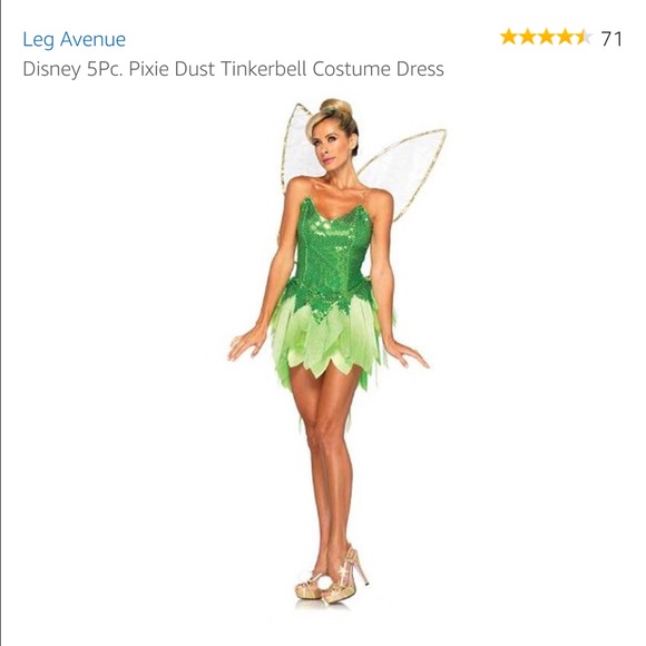 Adorable tinker bell costume with all pieces