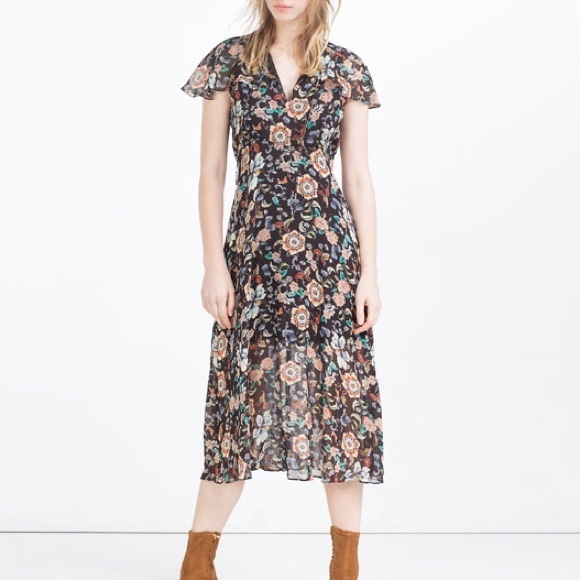 Zara Printed dress