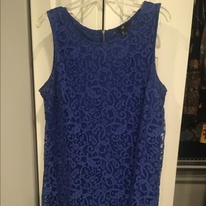 Royal blue lace h&m dress