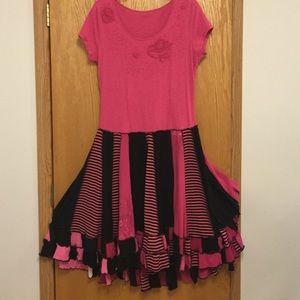 Upcycled Pink Dress