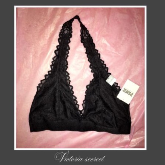 Victoria Secret PINK Bra Unlined Pink Floral Lace