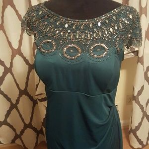 Green & Bling Gown