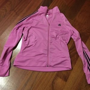 Adidas workout zip up size Large