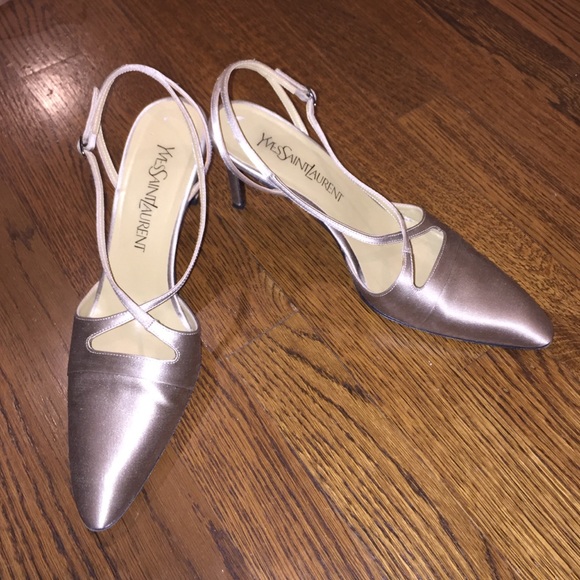 Silk Yves Saint Laurent Heels