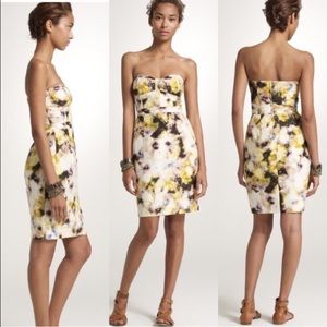 J. Crew Fleurette Bustier Dress