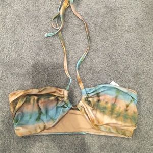 Planet blue bathing suit top