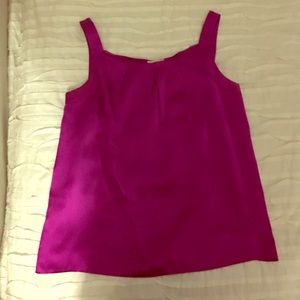 J. Crew Hammered Silk Tank