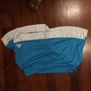 Adidas baby blue tennis skirt