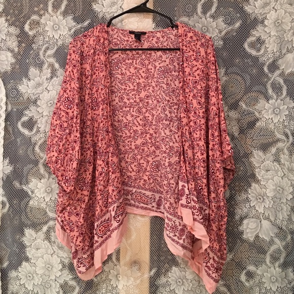 Pink Floral Kimono