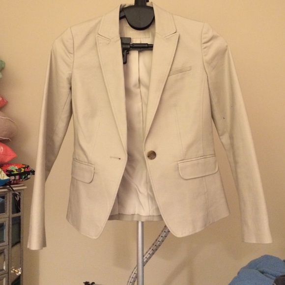 Banana republic one button beige blazer