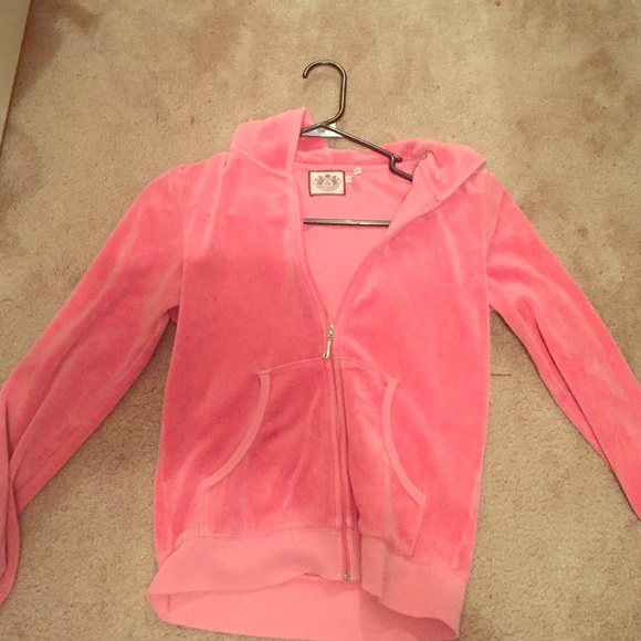 Pink Juicy couture zip up hoodie