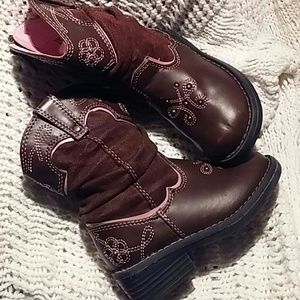 Toddler girls western boots