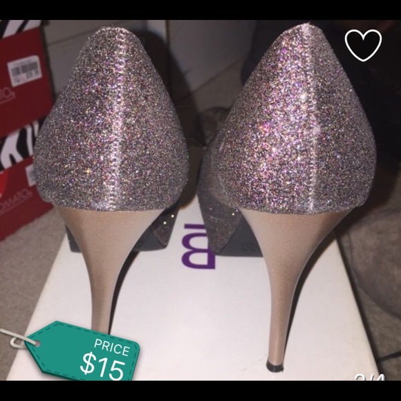 Glitter multi-colored heel - Picture 3 of 4