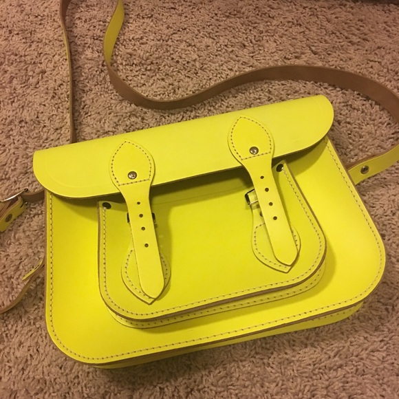 Authentic Cambridge satchel neon bag - Picture 1 of 4