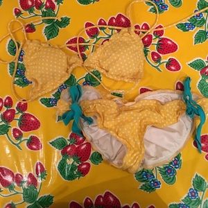 Itsy bitsy teeny weeny yellow polka dot bikini
