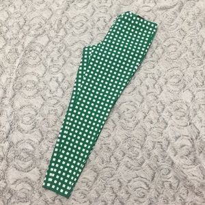 Exact stretch gingham pants from the Limited