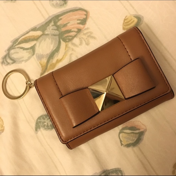 Kate Spade leather wallet w/ keychain
