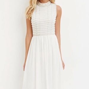 Beaded chiffon maxi dress