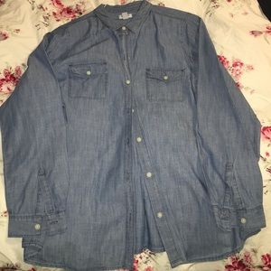 Old Navy XL denim shirt.