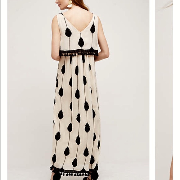 Soldπ·Host Pick x2 Anthropologie embroidered dress - Picture 3 of 4