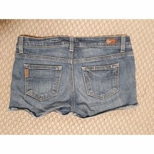 Paige Denim Cut Off Shorts