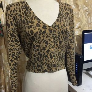 Cheetah cardigan