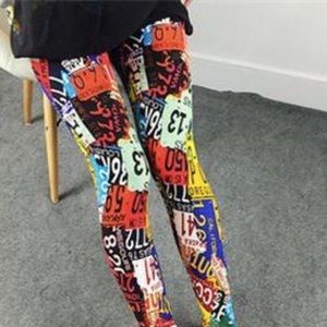 License Plate Leggings