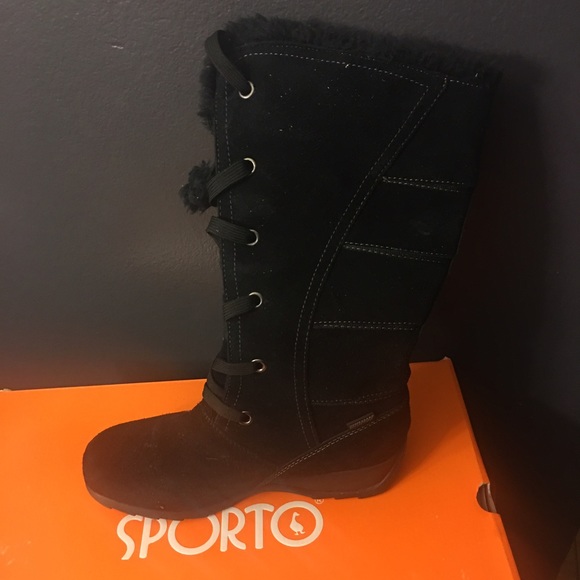 sporto white winter boots