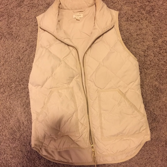J. Crew Tan Vest