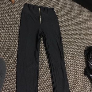 Black disco pants