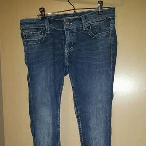 Semi- stretchy, BKE skinny jeans, fit like a charm