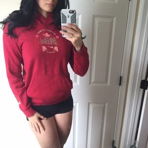 12$ Red Nike sweatshirt xs s