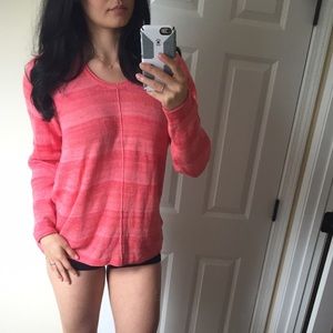 Tommy Bahama coral chunky knit sweater